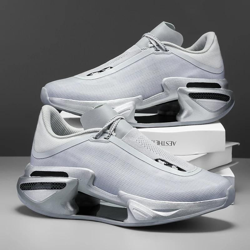 New Running Shoes for Men and Women Carbon Plate Stable Support Non-Slip Rebound Breathable Thick-Soled Sports Shoes