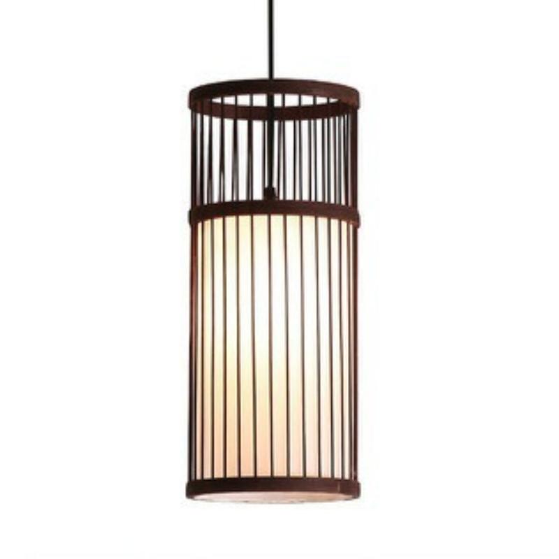 

Бамбуковая плетеная люстра, креативная люстра для проживания в семье, чайная комната дзен, японское украшение, ресторан, люстра с одной головкой