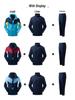 2025 Winter Waterproof School Uniform Windbreaker & Sportswear Set - Warm, Outdoor, Three-Piece for Students.