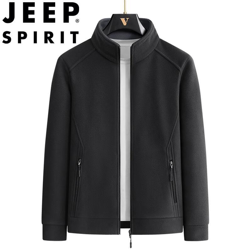 JEEP SPIRIT Men's Fleece-Lined Casual Jacket