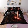 Star Wars Print Film Duvet Comforter Quilt Cover Bedding Set With Matching Pillowcases For Elegant Childrens Room Decor
