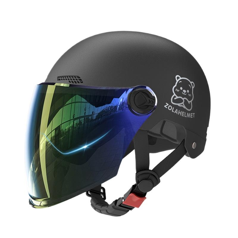 Helmet Electric Car Girl Cute Funny Lightweight Hair Hat Women's Helmet