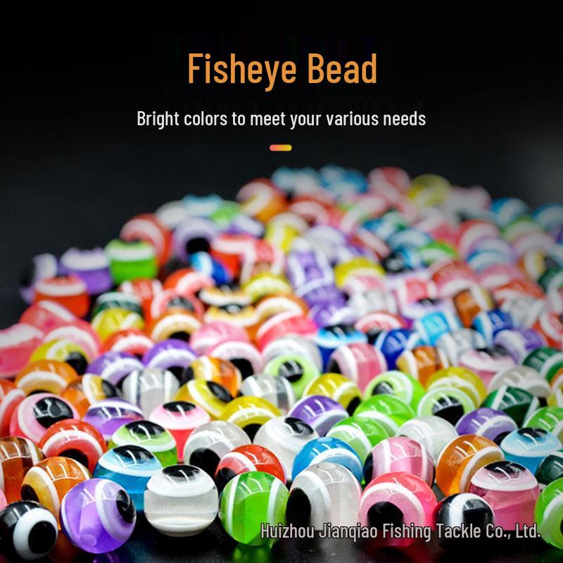 Fischaugen-Rasselperlen: Zubehör für Weichköder für Texas Rig, Collision und Bionic Lures