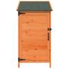 Garden Shed Brown 59 x 56 x 113.5 cm Solid Spruce Wood