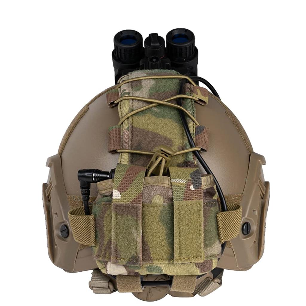 BOOIU MK2 Tactical Helmet Battery Pouch Counterweight Pack Fast Helmet Militar Airsoft Battery Pack Helmet Accessories Hunting