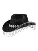 Jazz straw hat bride shiny hat festival carnival European and American temperament chain top hat party new hat