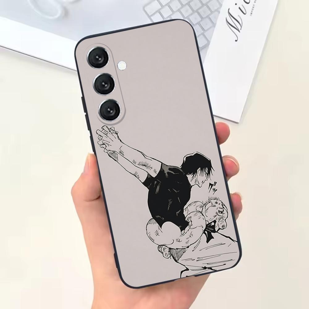Toji Fushiguro Jujutsu K-Kaisen Phone Case For Samsung Galaxy A13,A21s,A22,A31,A32,A52,A53,A71,A80,Soft Black Shell