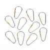 10/20/30Pcs D Type Locking Carabiner Screw Gate Multipurpose D-Ring Anti Lost Clip For Outdoor Hiking Camping And Keychain Use