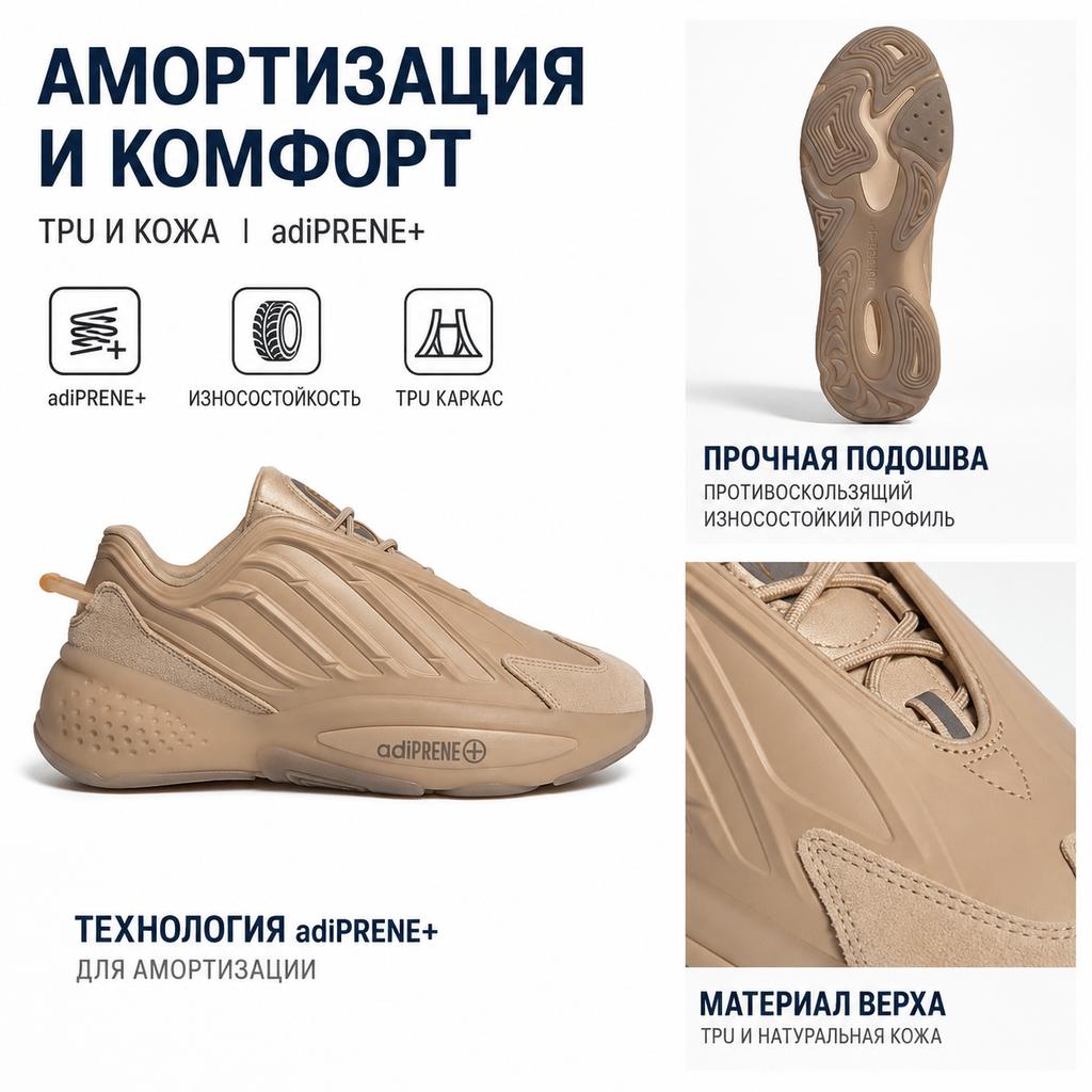 adidas Ozrah Bledé Nude Unisex Tenisky Hnedé Jednoduché-Hnedé Oranžovo-Hrdzavé GX3240