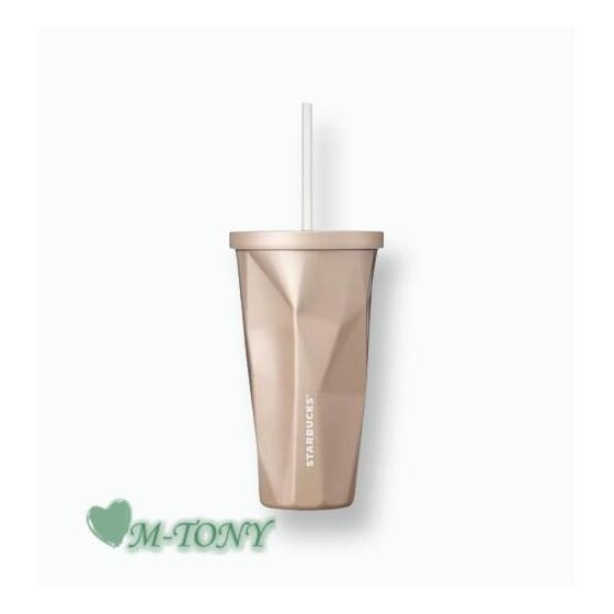 Starbucks Starbucks SS Stainless Steel Christmas Goldbeam Artistic Cold Cup SS Xmas goldbeam artistic coldcup473ml Overseas Limited Item/Not