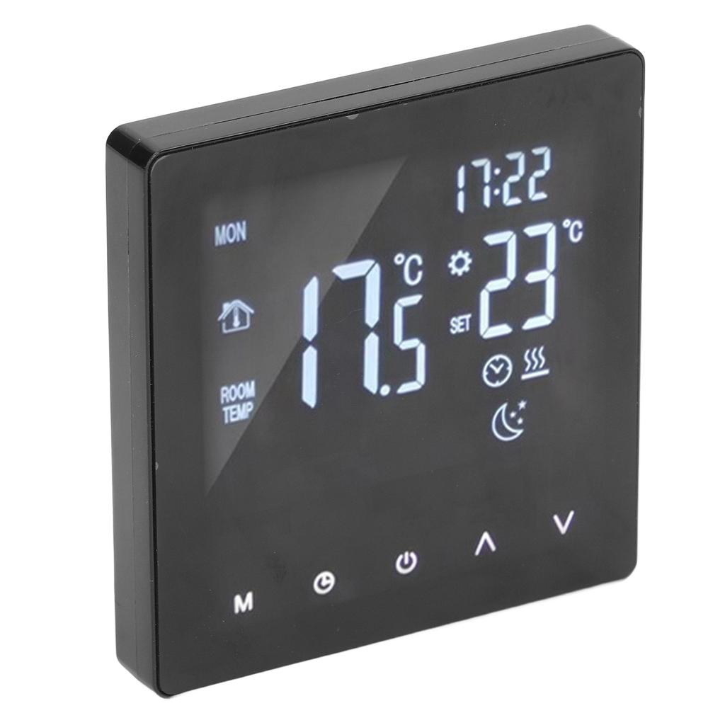 Thermostat APP Dual Display Temperature Controller for Floor Heating with 16A Electric Heating Belt 3 m Cable AC