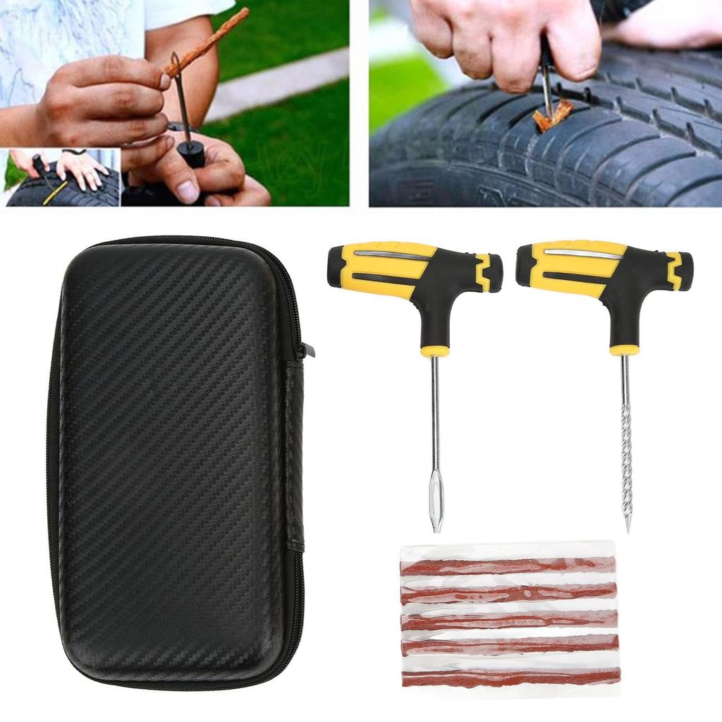 Puncture Repair Kit, 4-Piece Set, Puncture Repair Kit, Car, Puncture Repair Kit, Motorcycle, Tire