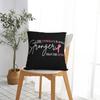 Breast Cancer Awareness Ribbon Pillow Covers Polyester Home Cushion Case Cute Home Decoration Pillowcase 4545