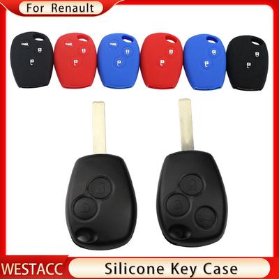 Silicone Car Key Cover Case Shell Fob for Renault DACIA Scenic Megane Kangoo Sandero Captur Twingo Modus Protector