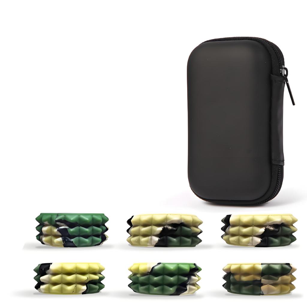 Silicone Magnetic Stress-Relieving Rollers, Children'S Magnetic Sensory Rollers, Magnetic Educational Toys ,Set Of Six,