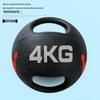 Dual Handle Solid Rubber Medicine Ball