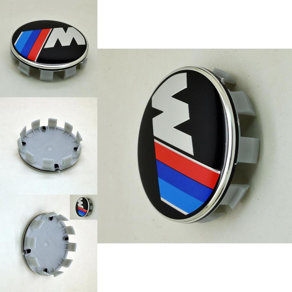 Bmw M Series Wheel Cap Power Logo Black Center Cover Hub Emblem 68mm Top Quality