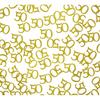 Happy 50th Birthday Confetti, 100 Pcs Glitter Gold Number 50 Table Confetti for 50th Birthday, Anniversary Party Supplies (50,Gold)