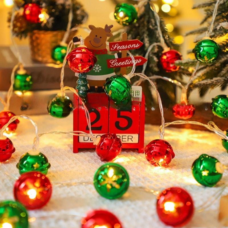 3M Christmas Bell String Lights LED Hanging Garland Decora for Christmas Tree Fairy Lamp Xmas Party 2026 New Year Holiday Decor