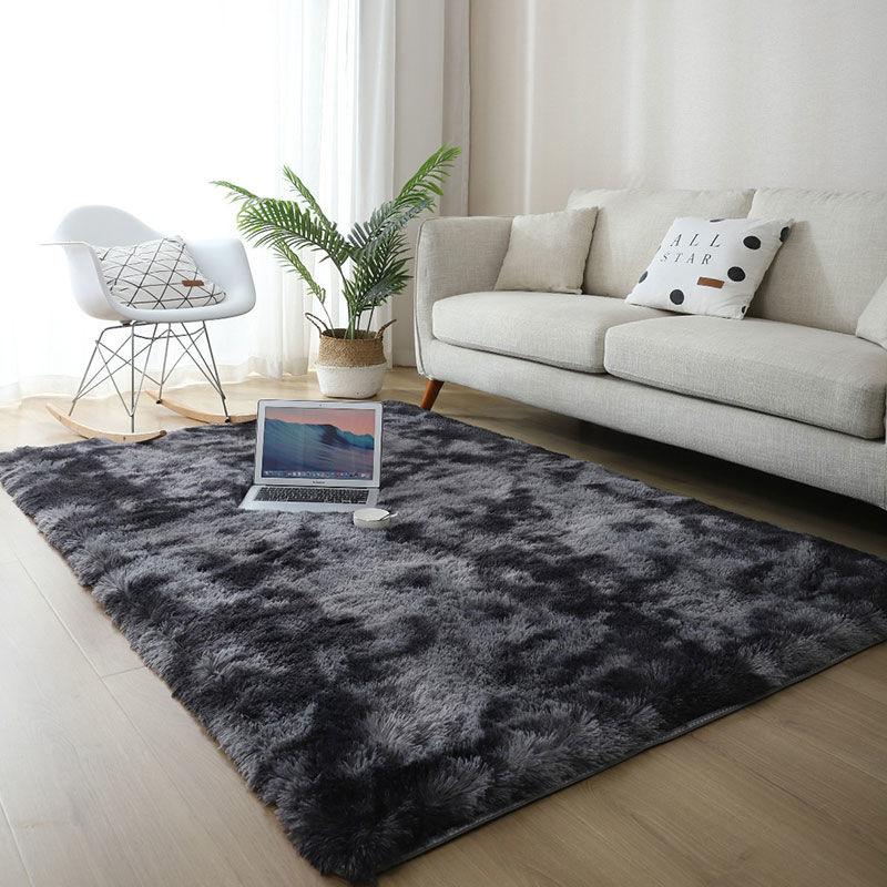 

Товстий килим Світло-сірий Пухнастий Шеггі для Спальні Ультрам який Плюшевий Пухнастий Праний Килим для Вітальні Гуртожитку Дитячої Кімнати Шеггі Дитячий для Дівчаток Хлопчиків 100x200cm