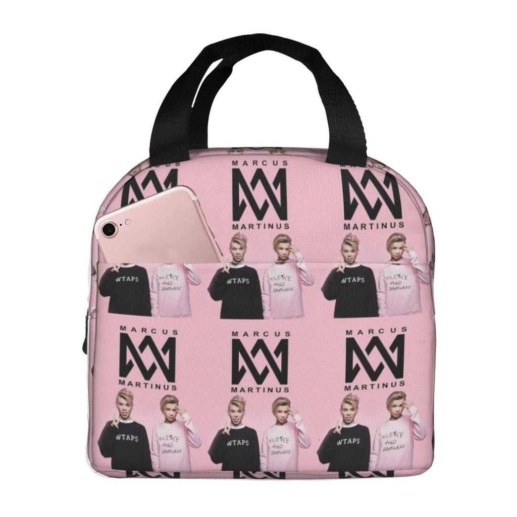 Popular Funny Marcus And Martinus Insulated Lunch Bag for Women Kids Leakproof Food Boxes Thermal Lunch Box Tote