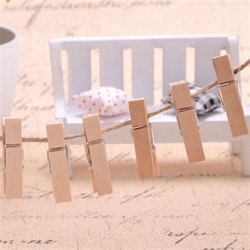 3.5cm Cute Cartoon Photo Wall with Hemp Rope & Wooden Clips - Convenient Message Board