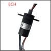 Diameter 22mm 5A 2/3/4/6/8/12 ChannelsRotate Dining Table Slip Ring Electric Collector Rings Slip Ring Rotary Joint