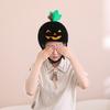 Halloween Pumpkin, Black Horror Pumpkin Hood Hat Photo Props Cartoon Hood Performance Props