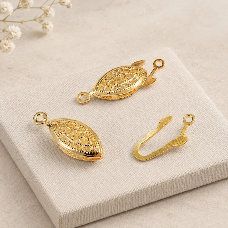 Schmuckverschlüsse aus Edelstahl, 20 Verbinder mit Endbefestigungspunkten zum Herstellen und Reparieren von Armbändern und Halsketten