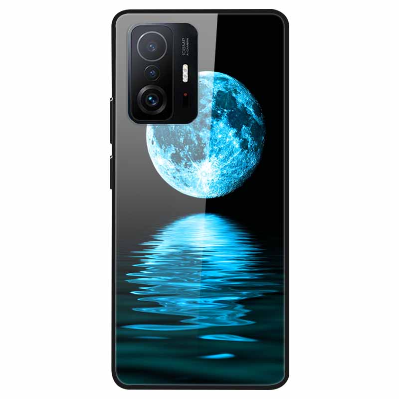 For Xiaomi 11T Tempered Glass Case Soft Bumper Hard Funda For Xiaomi mi 11T Pro Phone Case 11 T 11T Pro 11TPro Back Cover Shells