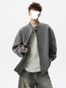 Men's Grid Patchwork Knit Cardigan - Autumn Casual Loose-Fit Sweater, Trendy and Versatile Jacket.