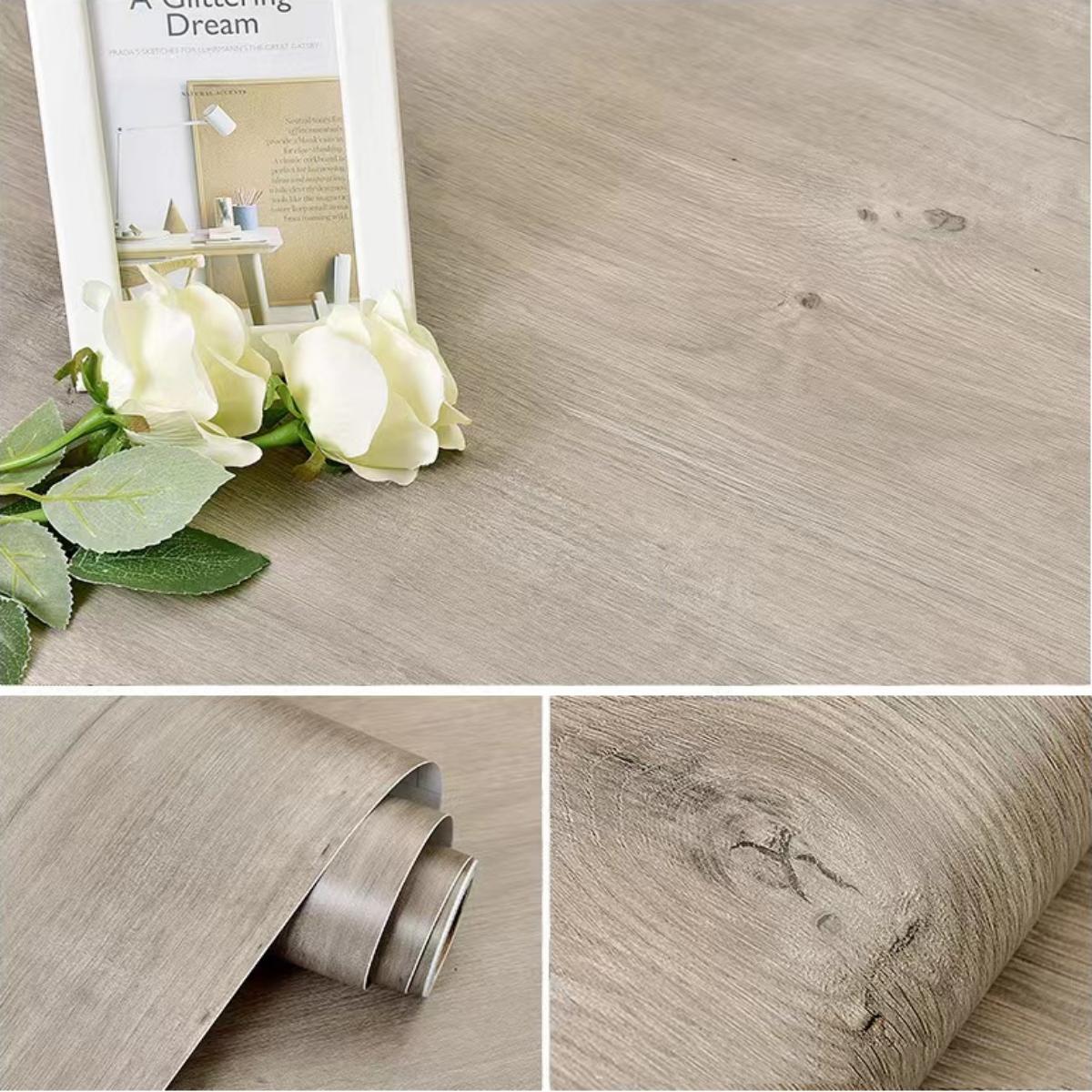 

5 м Водонепроницаемый Самоклеящийся ПВХ Рулон Обоев Мебельные Шкафы Виниловая Декоративная Пленка Наклейки с Текстурой Дерева для DIY Домашнего Декора 40x500CM