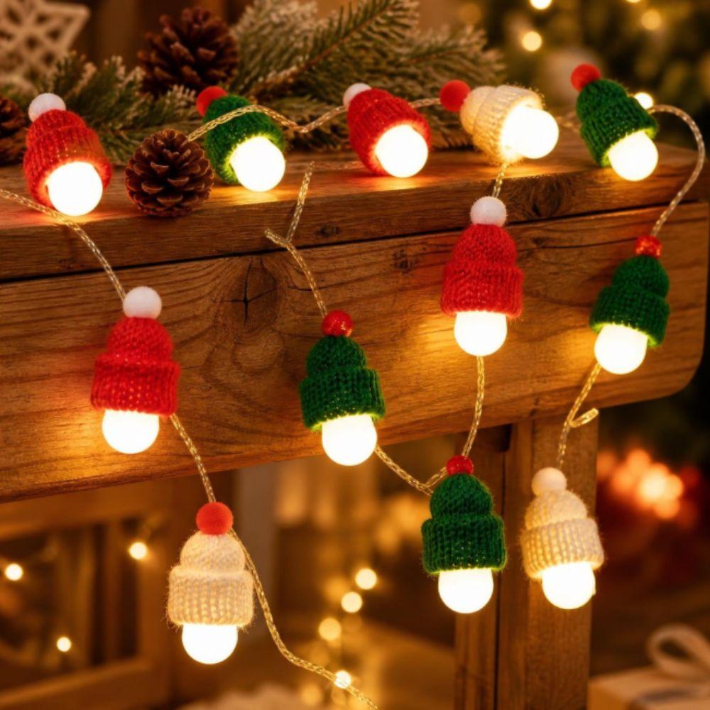 Festive Ambient String Lights Soft Glow Disco Mirror Ball String Lights Christmas Tree