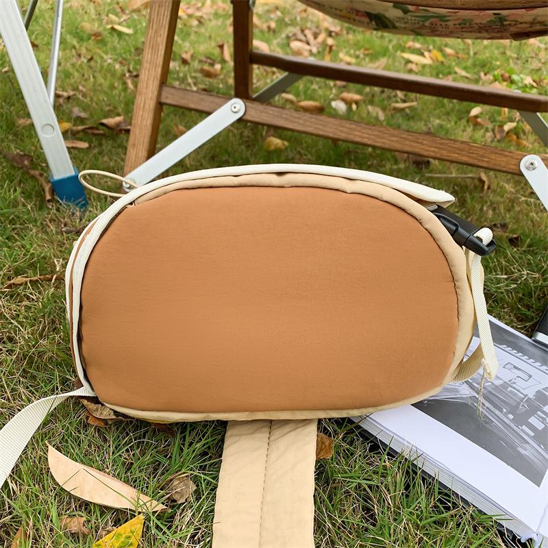 Bolso Ligero para el Pecho Bolso de Hombro de Color Contrastante Bolso Cruzado para Deportes al Aire Libre Montar