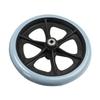 6/8 Inch Heavy Duty Wheelchair Front Castor Wheels Smooth Flexible Solid Tire Wheel Wheelchair Replacement Parts M4YD