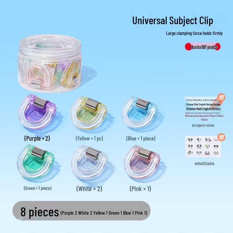 Mao Taizi Transparent Document Clips