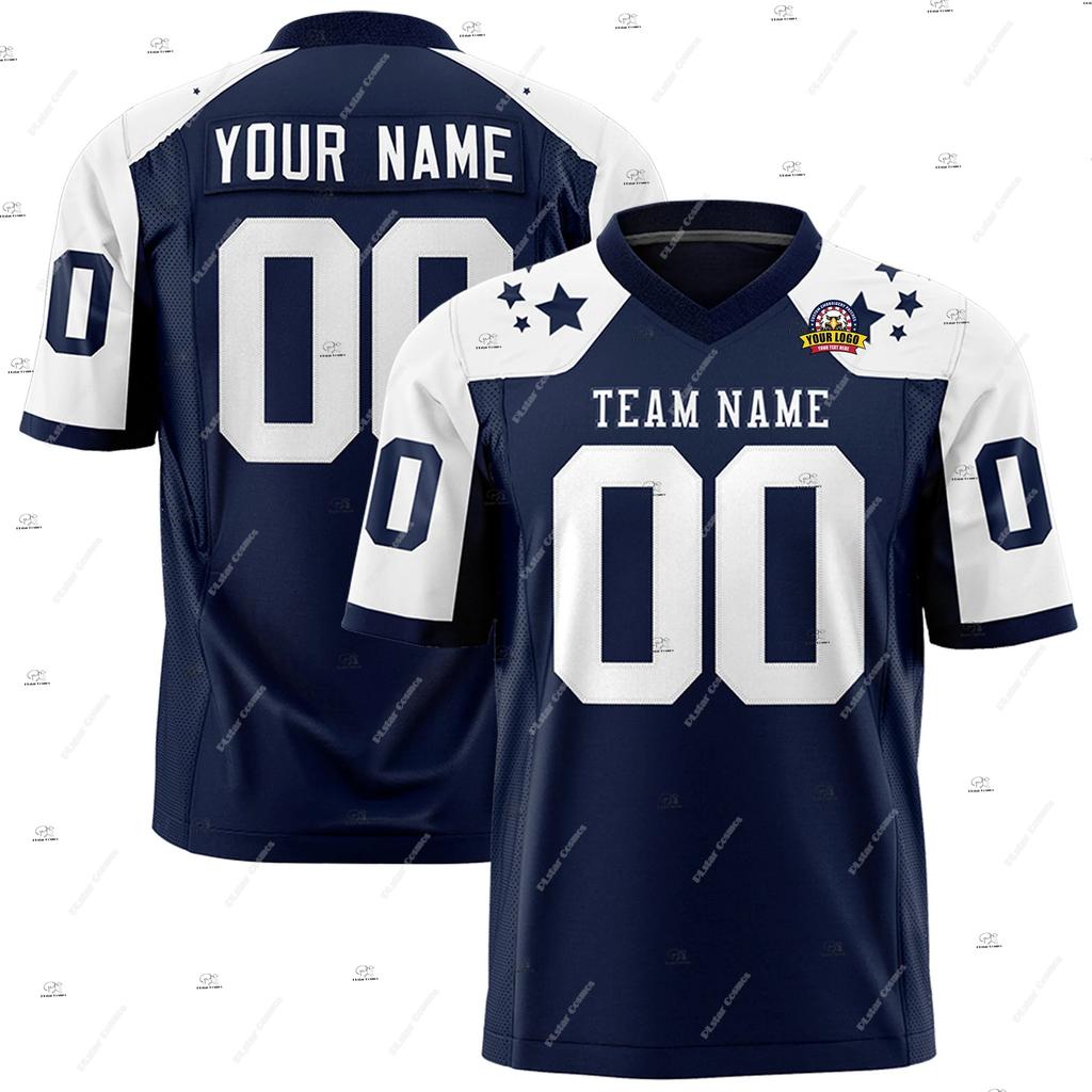 Custom Name Gradient Multicolour Soccer Team Clothes Football Jersey V-Neck T-Shirts Vintage Retro Summer Short Sleeve