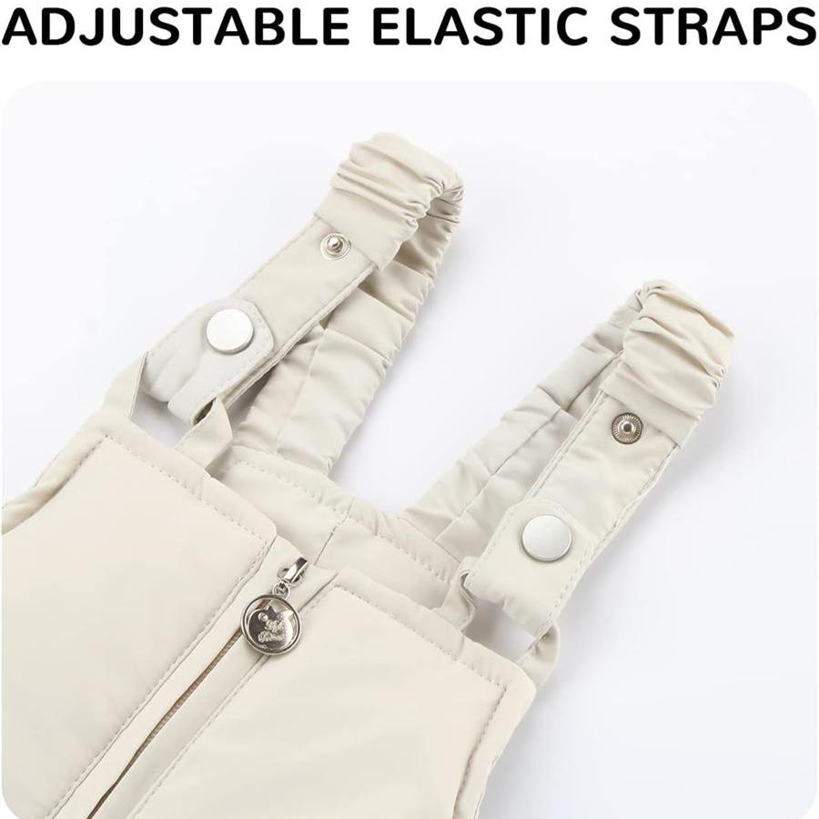 Комплект детского зимнего комбинезона для мальчиков и девочек – Теплая зимняя куртка и полукомбинезон с 90% белым утиным пухом, 1–6 лет