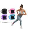 1Pair Fitness Ankle Straps Leg Exercises Adjustable Size D-Ring Ankle Cuffs Gym Workouts Glutes Legs Strength Active Feet Guard