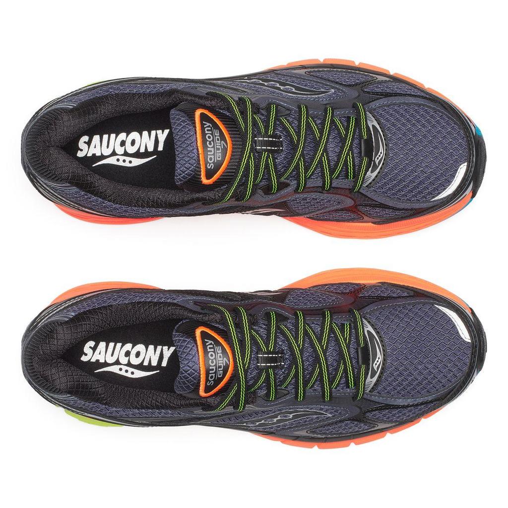 Saucony ProGrid Guide 7 Men Grey/Multi Retro Running Shoes S70936-13