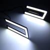 4PCS U Shape Bright LED External Light  Car Styling DRL Daytime COB LED Light Auto DC 12V Running Light for Car Driving Fog Lamp
