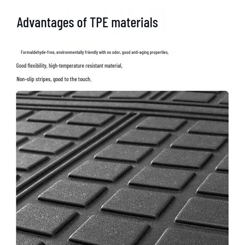 Eco-Friendly Waterproof TPE Floor Mats for Honda BR-V (2023-present) - Odorless & Wear-Resistant