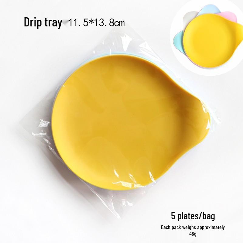 Disposable Thickened Birthday Cake Water Drop Small Plastic Plates