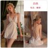 Women's Plus Size Velvet Padded Cami Sleep Dress with Robe Lounge Set