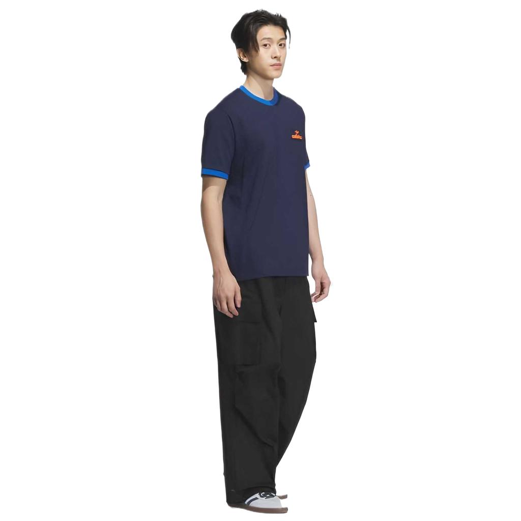 Adidas Originals Adizero Aruku Comfortable Simple Versatile Casual Short Sleeve T-Shirt Men Tops Deep-Indigo JX2637