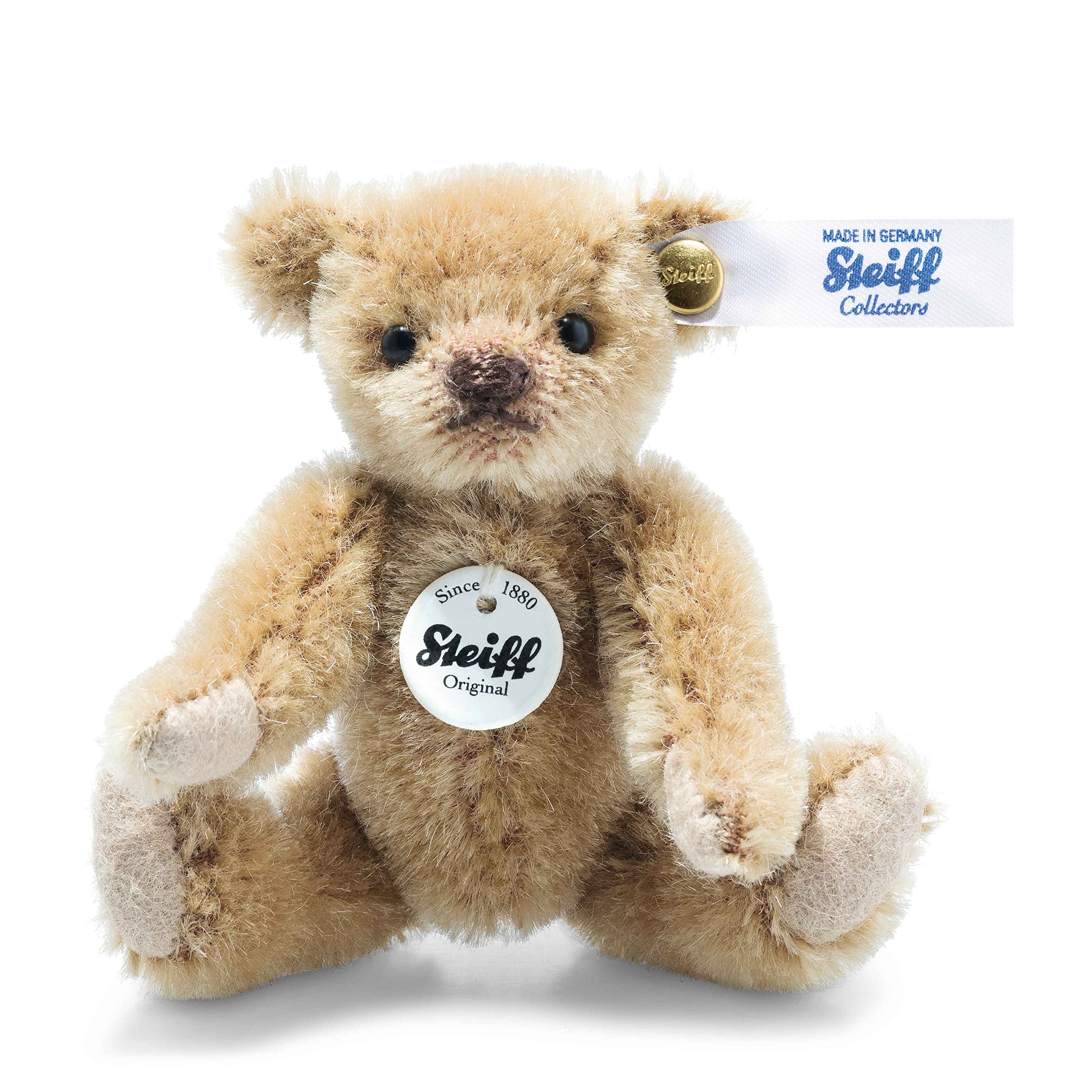 

Steiff Mini Teddy Light 028168 Japanese Bear, Brown, 9cm, (Official Product)
