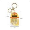 Key Chain, Kawaii Candy Color Mini Calculator, Portable Lightweight 8 Digits Display Maze School Supplies Office
