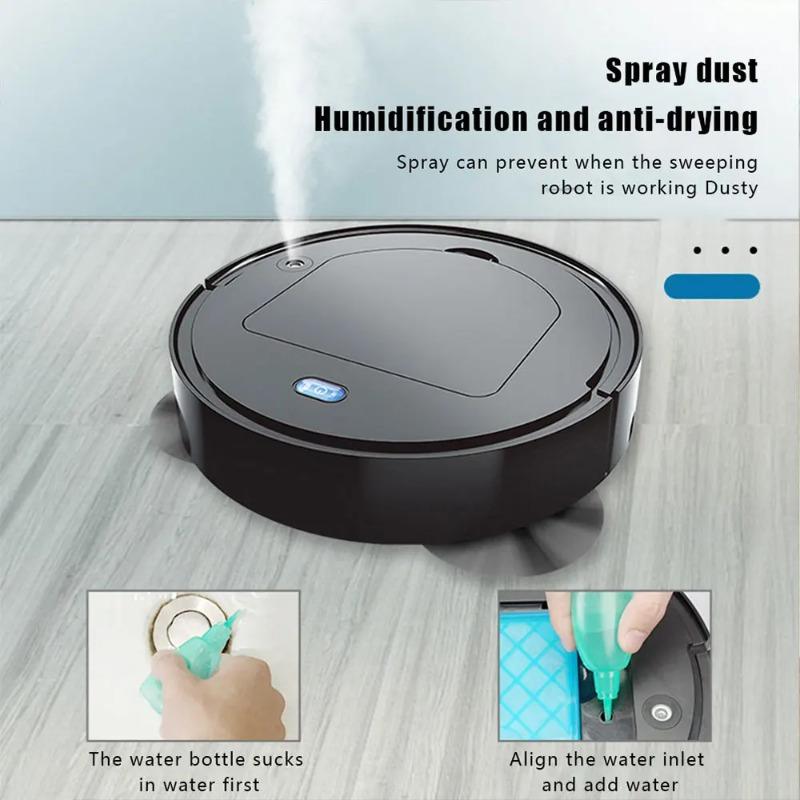 Robot Vacuum Cleaner - USB Charging Mini Sweeper Smart Sweeper Scraper Robotic Vacuum Cleaner Spraying Machine Robotic Vacuums