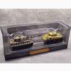 CORGI 1:87 Scale Tank Duel Leopard T34 Simulation Alloy Toy Model Scene with Ornament Classic Collection