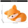 LED Rechargeable Cartoon Animals Lamp Children Bedside Lamp Silicone Wireless Night Light Dimmable Night Light Enduring